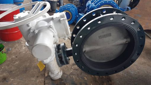 ประตูน้ำลิ้นปีกผีเสื้อติดตั้งหัวขับไฟฟ้า Rubber Lined Butterfly Valve or Rubber seat Butterfly Valve with Electric Actuator